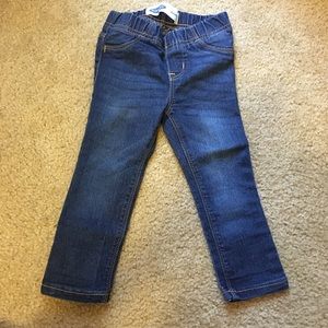 3/$12 Dark Wash Toddler Jeggings